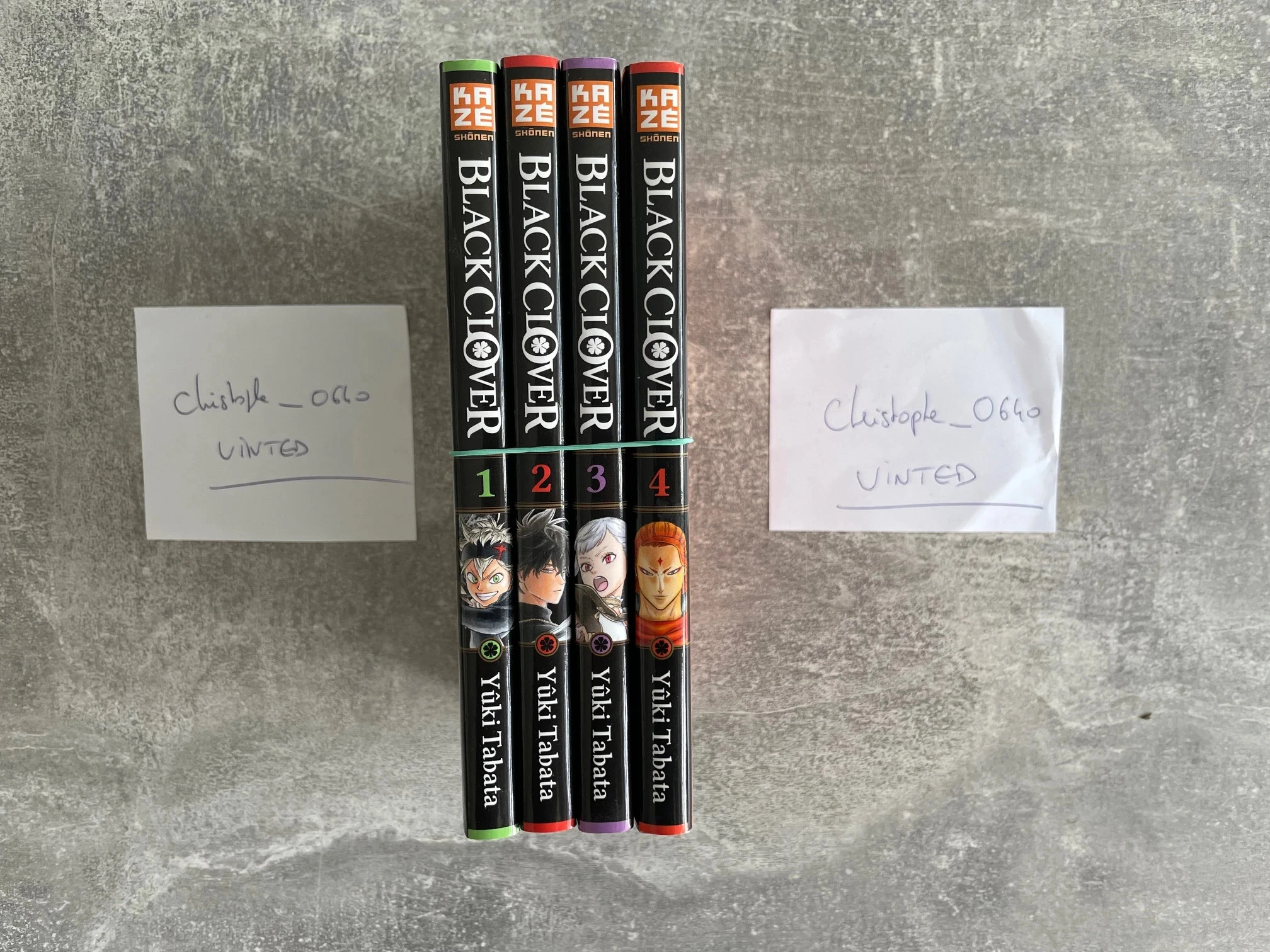 Lot van 4 Black clover manga's, delen 1, 2, 3 en 4 in het Frans. – photo 3
